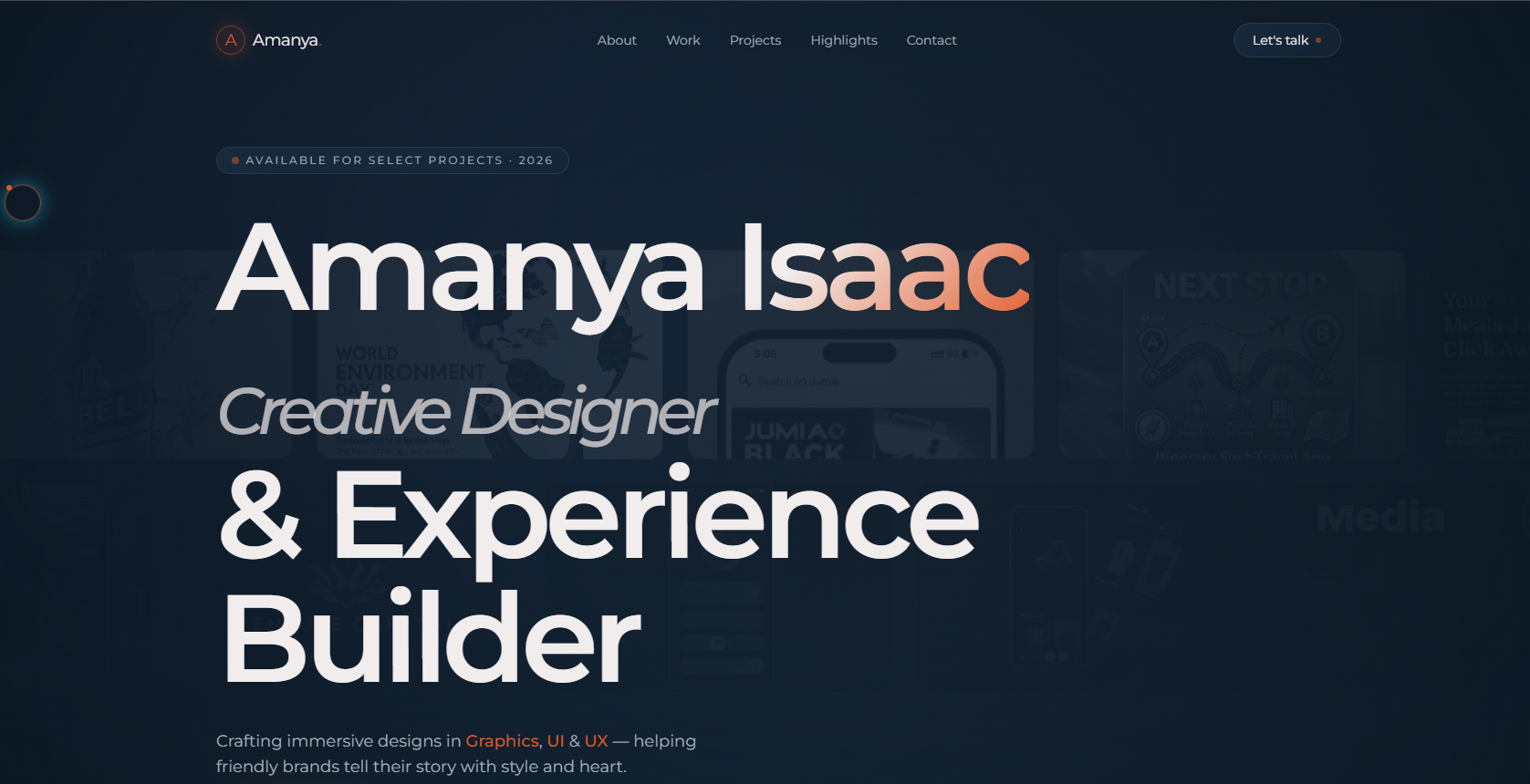 Amanya Isaac Portfolio